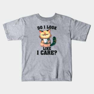 Do I Look Like I Care? Kids T-Shirt